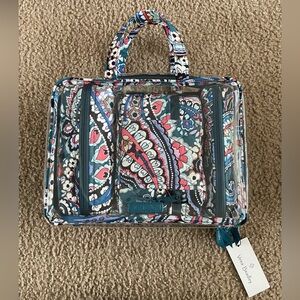 Vera Bradley Multicolor Paisley 4 PC Cosmetic Bag